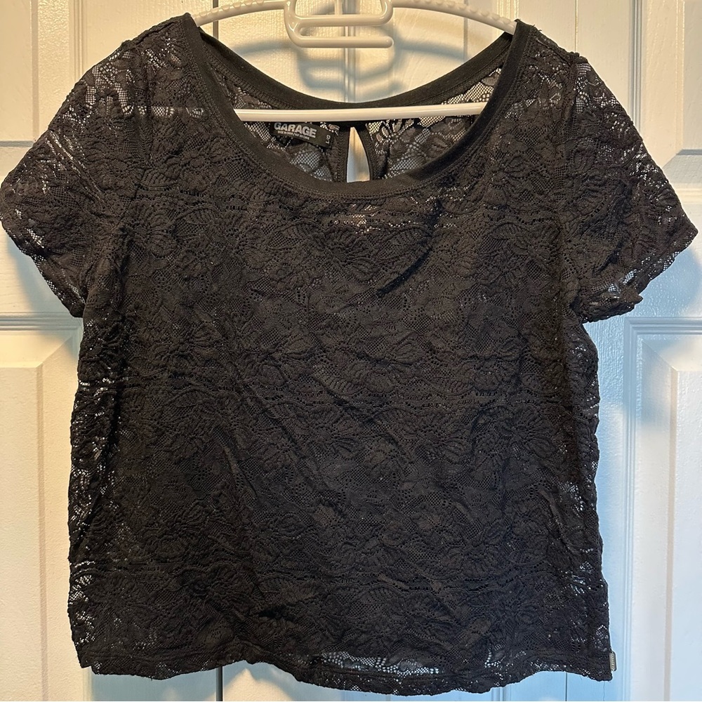 Lace Black T-shirt